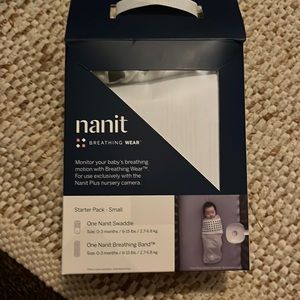 Nanit starter pack 0-3 month swaddle and band